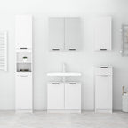 vidaXL Wand-Badschrank Weiß 32x20x67 cm