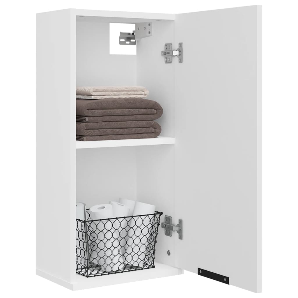 vidaXL Wand-Badschrank Weiß 32x20x67 cm