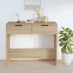vidaXL Konsolentisch Sonoma-Eiche 90x36x75 cm Holzwerkstoff