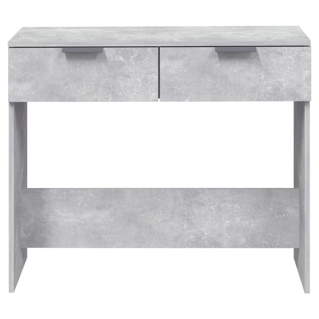 vidaXL Konsolentisch Betongrau 90x36x75 cm Holzwerkstoff