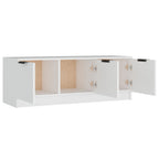 vidaXL TV-Schrank Weiß 102x35x36,5 cm Holzwerkstoff