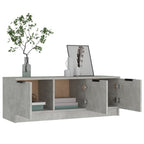 vidaXL TV-Schrank Betongrau 102x35x36,5 cm Holzwerkstoff