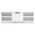vidaXL TV-Schrank Hochglanz-Weiß 102x35,5x36,5 cm Holzwerkstoff