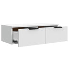 vidaXL Wandschrank Weiß 68x30x20 cm Holzwerkstoff