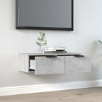 vidaXL Wandschrank Betongrau 68x30x20 cm Holzwerkstoff