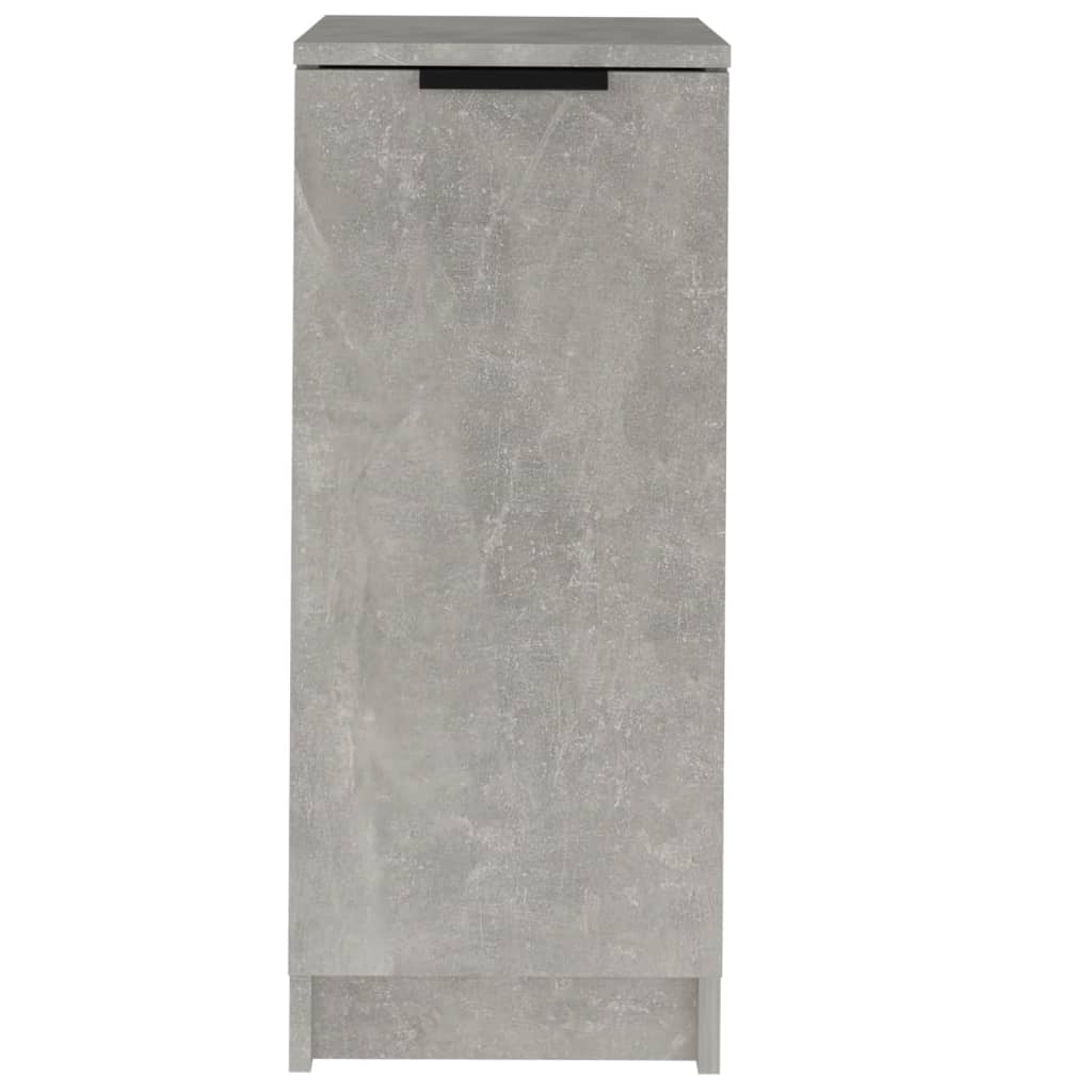 vidaXL Schuhregal Betongrau 30x35x70 cm Holzwerkstoff