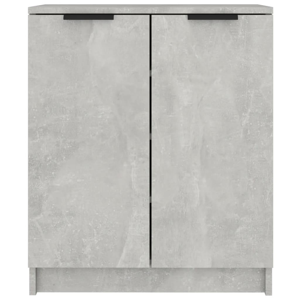 vidaXL Schuhschrank Betongrau 59x35x70 cm Holzwerkstoff