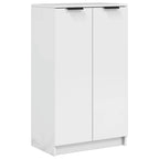 vidaXL Schuhschrank Hochglanz-Weiß 59x35x100,5 cm Holzwerkstoff
