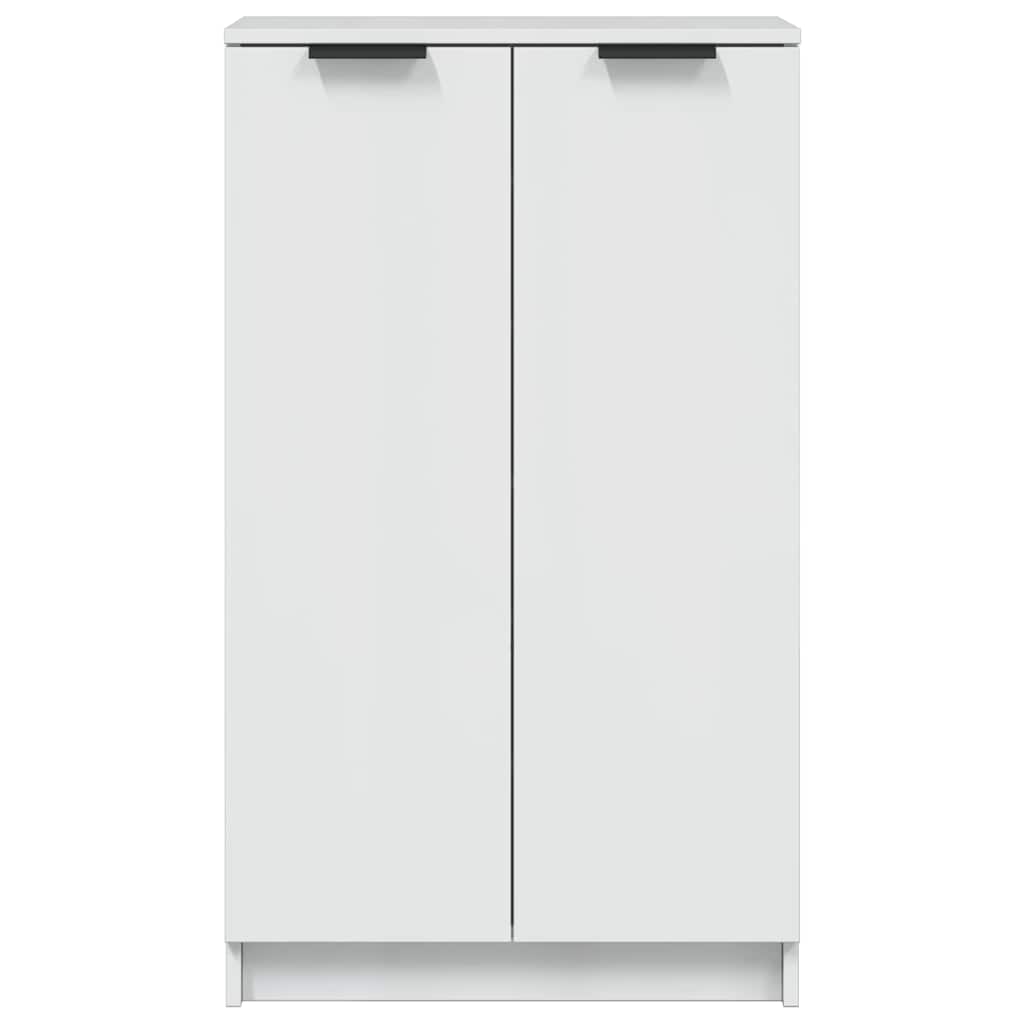 vidaXL Schuhschrank Hochglanz-Weiß 59x35x100,5 cm Holzwerkstoff