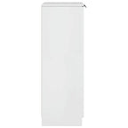 vidaXL Schuhschrank Hochglanz-Weiß 59x35x100,5 cm Holzwerkstoff