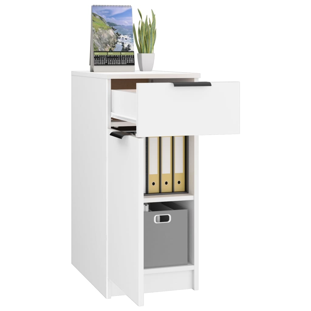 vidaXL Büroschrank Weiß 33,5x50x75 cm Holzwerkstoff