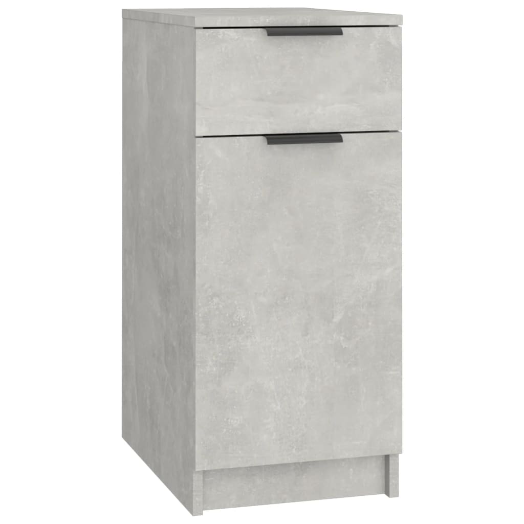vidaXL Büroschrank Betongrau 33,5x50x75 cm Holzwerkstoff