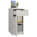 vidaXL Büroschrank Betongrau 33,5x50x75 cm Holzwerkstoff