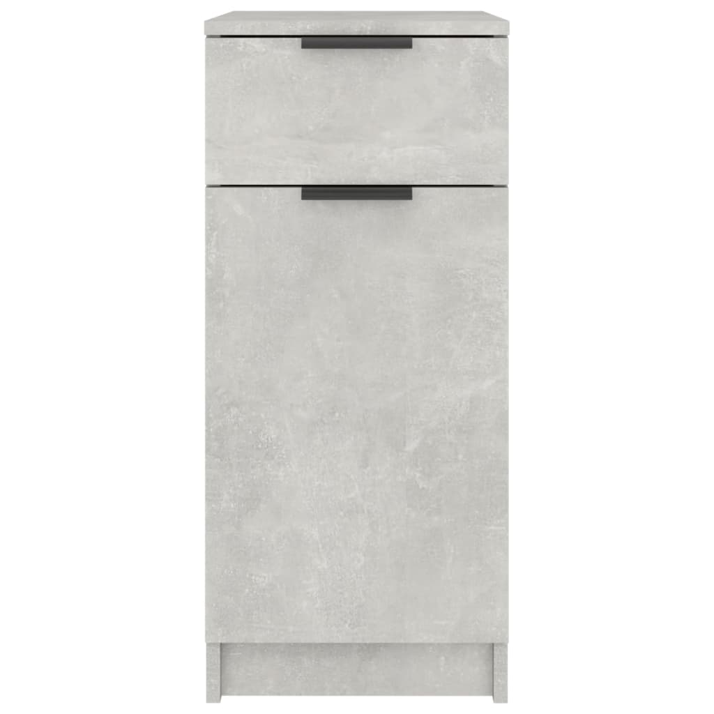 vidaXL Büroschrank Betongrau 33,5x50x75 cm Holzwerkstoff