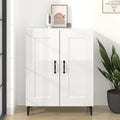 vidaXL Sideboard Hochglanz-Weiß 69,5x34x90 cm Holzwerkstoff