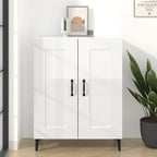 vidaXL Sideboard Hochglanz-Weiß 69,5x34x90 cm Holzwerkstoff
