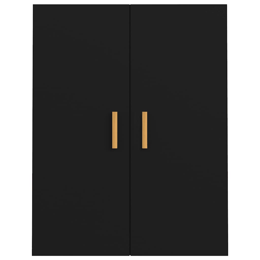 vidaXL Hängeschrank Schwarz 69,5x34x90 cm