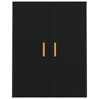 vidaXL Hängeschrank Schwarz 69,5x34x90 cm