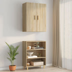 vidaXL Hängeschrank Sonoma-Eiche 69,5x34x90 cm