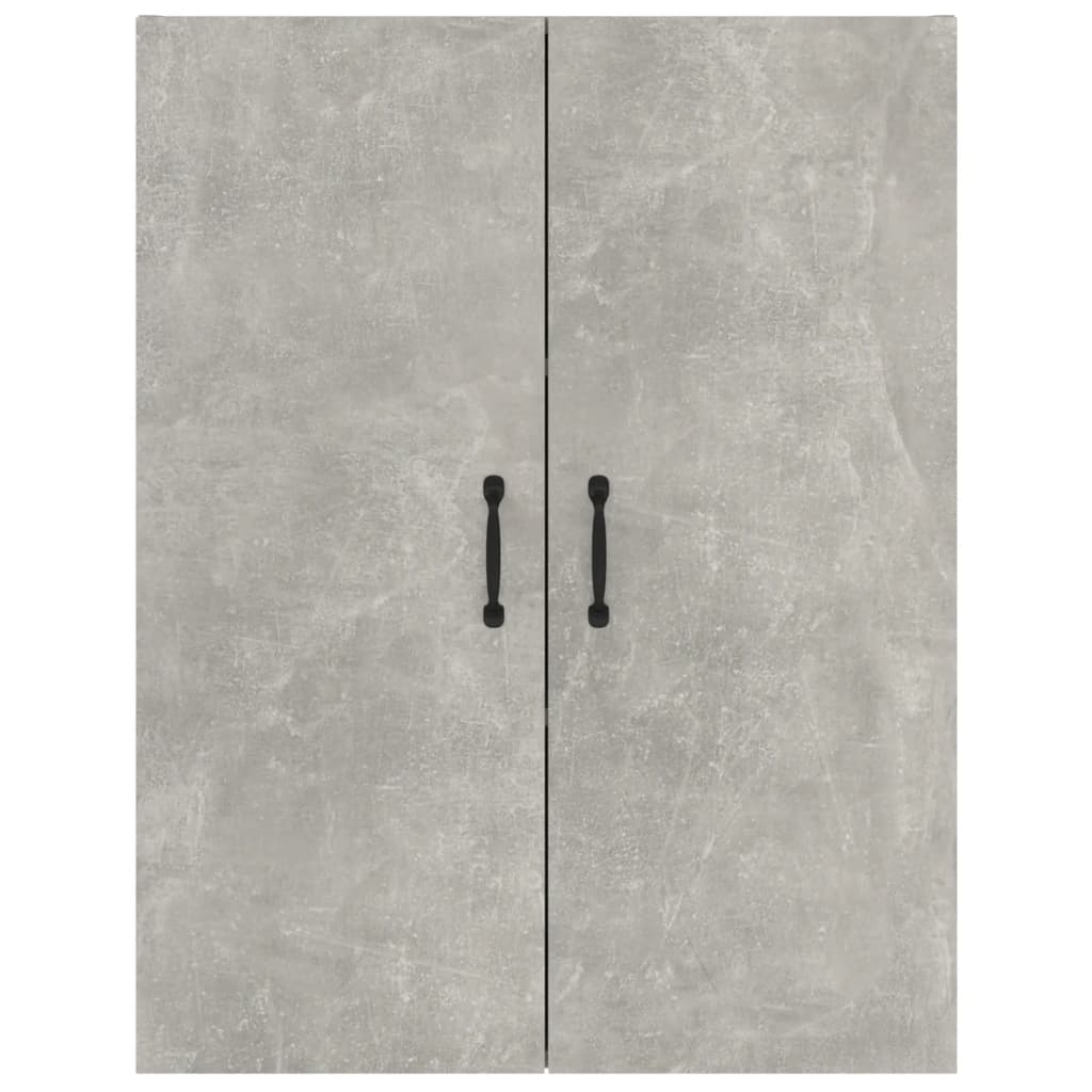 vidaXL Hängeschrank Betongrau 69,5x34x90 cm Holzwerkstoff
