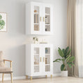 vidaXL Hängeschrank Schwarz 69,5x34x90 cm