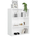 vidaXL Hängeschrank Hochglanz-Weiß 69,5x32,5x90 cm