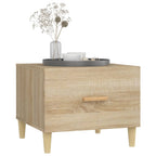 vidaXL Couchtische 2 Stk. Sonoma-Eiche 50x50x40 cm Holzwerkstoff