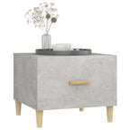 vidaXL Couchtische 2 Stk. Betongrau 50x50x40 cm Holzwerkstoff