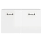 vidaXL Wandschrank Hochglanz-Weiß 60x36,5x35 cm Holzwerkstoff