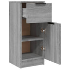 vidaXL Sideboards 2 Stk. Grau Sonoma 30x30x70 cm Holzwerkstoff