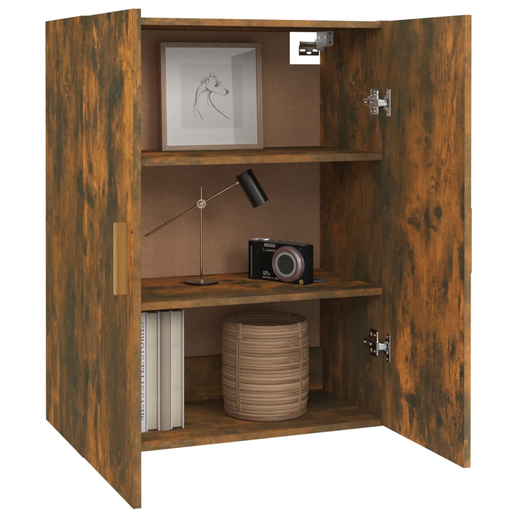 vidaXL Hängeschrank Räuchereiche 69,5x34x90 cm