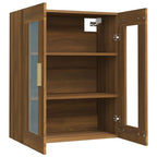vidaXL Hängeschrank Braun Eichen-Optik 69,5x34x90 cm