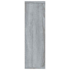 vidaXL Wandregal Grau Sonoma 85x16x52,5 cm cm Holzwerkstoff