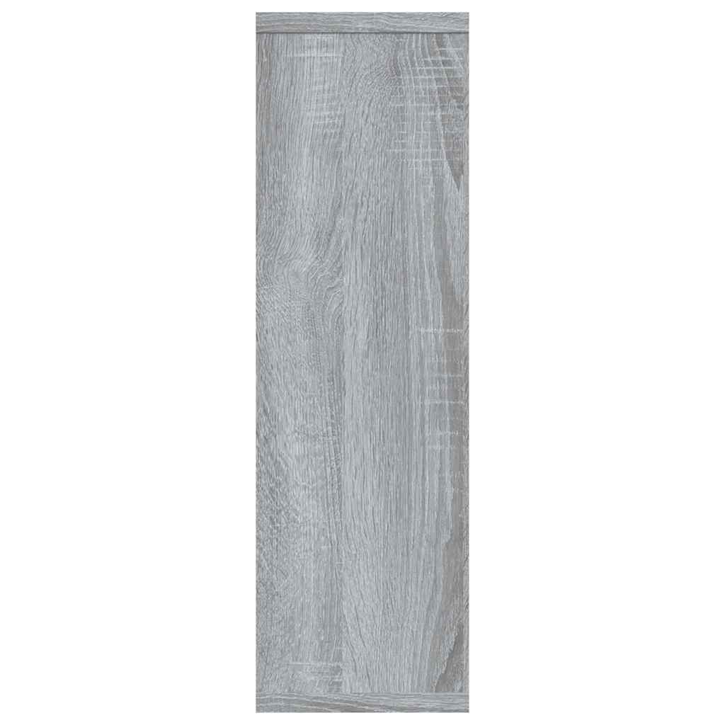 vidaXL Wandregal Grau Sonoma 85x16x52,5 cm cm Holzwerkstoff