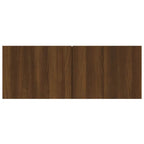 vidaXL TV-Schränke 2 Stk. Braun Eichen-Optik 80x30x30 cm Holzwerkstoff