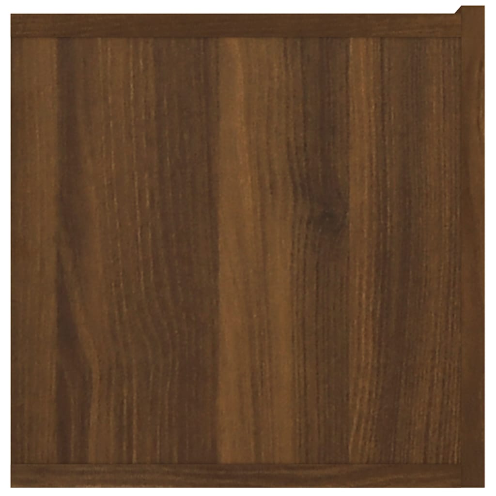 vidaXL TV-Schränke 2 Stk. Braun Eichen-Optik 80x30x30 cm Holzwerkstoff