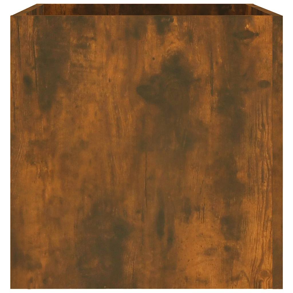 vidaXL Pflanzgefäß Räuchereiche 40x40x40 cm Holzwerkstoff