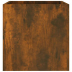vidaXL Pflanzgefäß Räuchereiche 40x40x40 cm Holzwerkstoff