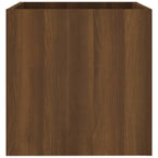 vidaXL Pflanzgefäß Braun Eichen-Optik 40x40x40 cm Holzwerkstoff