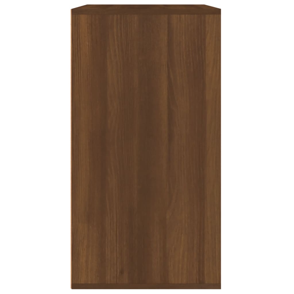 vidaXL Kosmetikschrank Braun Eichen-Optik 80x40x75 cm Holzwerkstoff