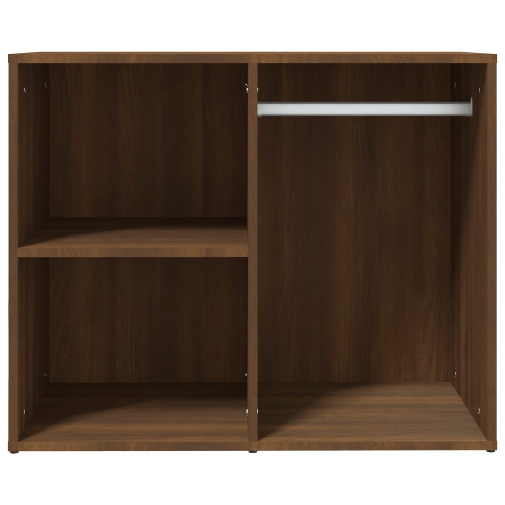 vidaXL Regal für Schminktisch Braun Eichen-Optik 80x40x65 cm