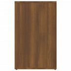 vidaXL Regal für Schminktisch Braun Eichen-Optik 80x40x65 cm