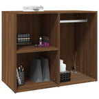vidaXL Regal für Schminktisch Braun Eichen-Optik 80x40x65 cm