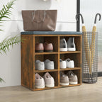 vidaXL Schuhregal Räuchereiche 52,5x30x50 cm