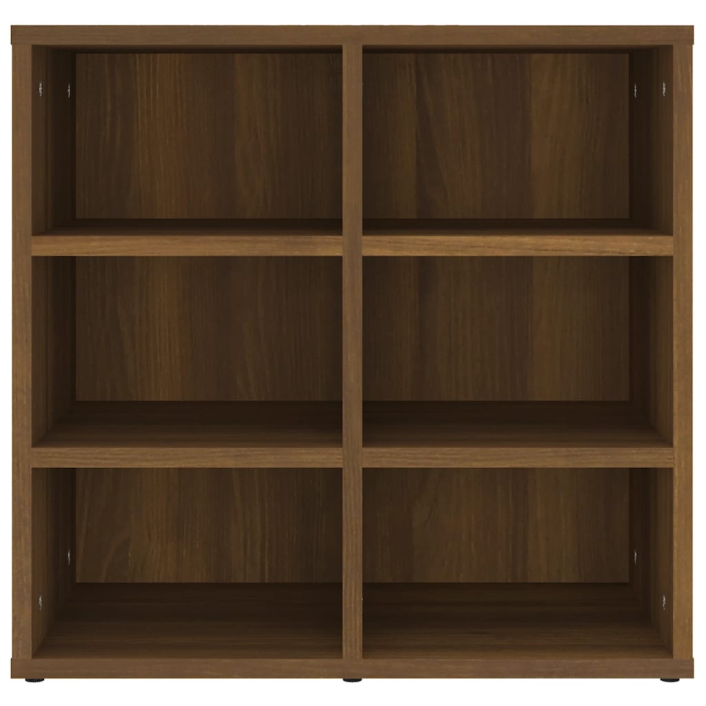 vidaXL Schuhregal Braun Eichen-Optik 52,5x30x50 cm