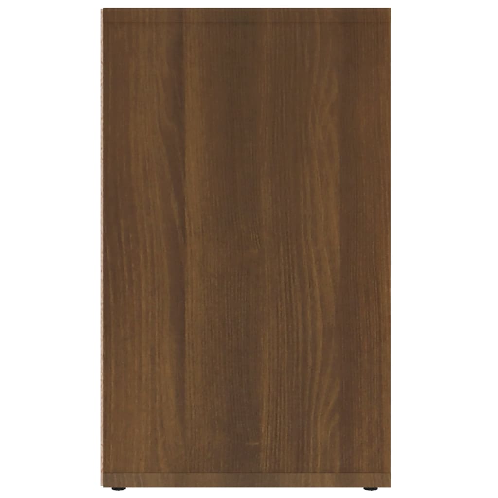 vidaXL Schuhregal Braun Eichen-Optik 52,5x30x50 cm