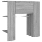 vidaXL Flurschrank Grau Sonoma 97,5x37x99 cm Holzwerkstoff