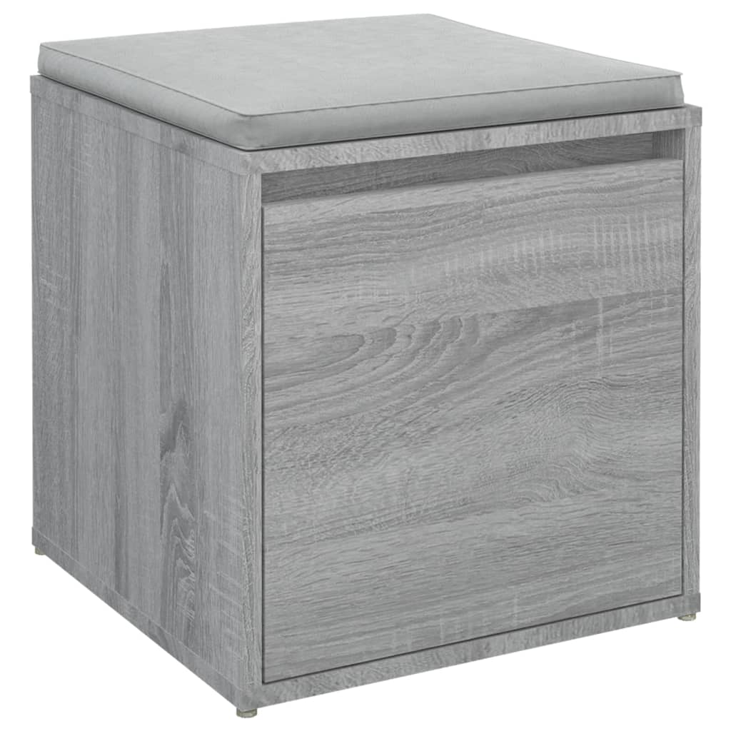 vidaXL Schubladenbox Grau Sonoma 40,5x40x40 cm Holzwerkstoff
