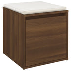 vidaXL Schubladenbox Braun Eichen-Optik 40,5x40x40 cm Holzwerkstoff
