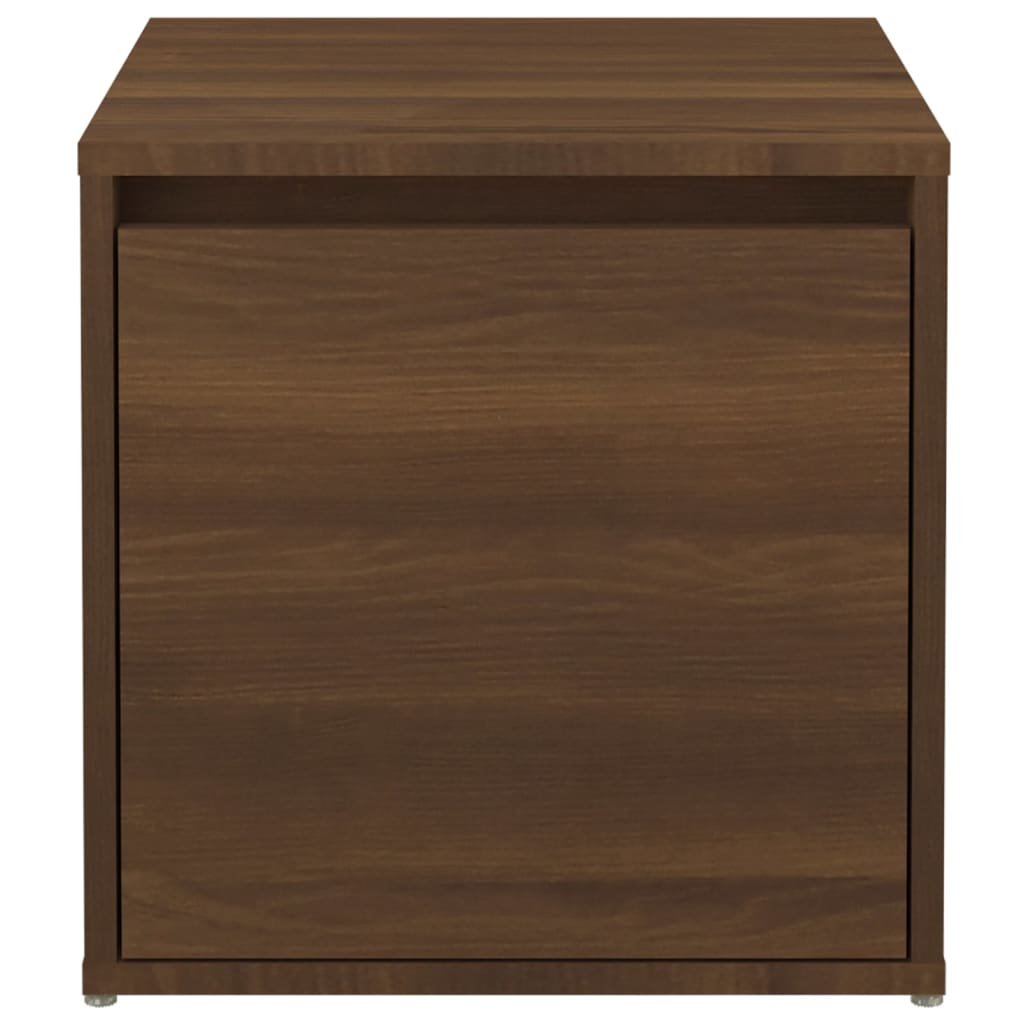 vidaXL Schubladenbox Braun Eichen-Optik 40,5x40x40 cm Holzwerkstoff